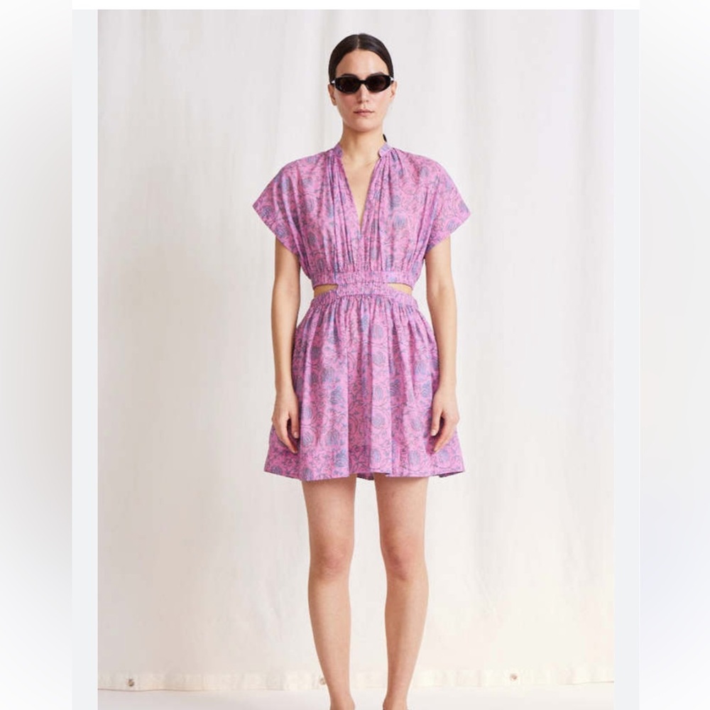 Apiece Apart Pola cutout mini in fuschia, size M
